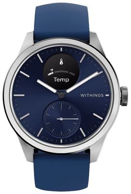 Withings ScanWatch 2 - Hybrid Smartwatch with ECG (42mm) Blue Hybrid Dial / Blue Silicone HWA10-MODEL 12-ALL-INT