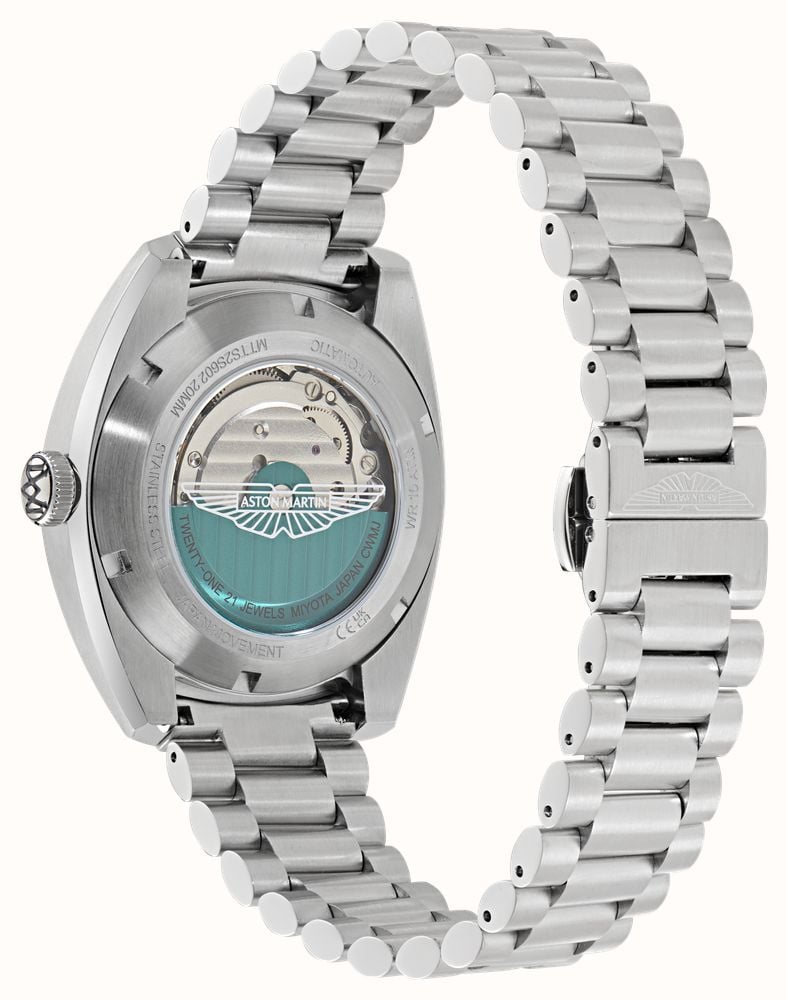 Aston Martin TS2 Timeless Automatic (41mm) Brown Sunray Dial / Stainless Steel Bracelet MTTS2S602 - alternate view 4