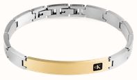Calvin Klein ARCHITECTURAL ID Two-Tone Mnes Bracelet 35100105