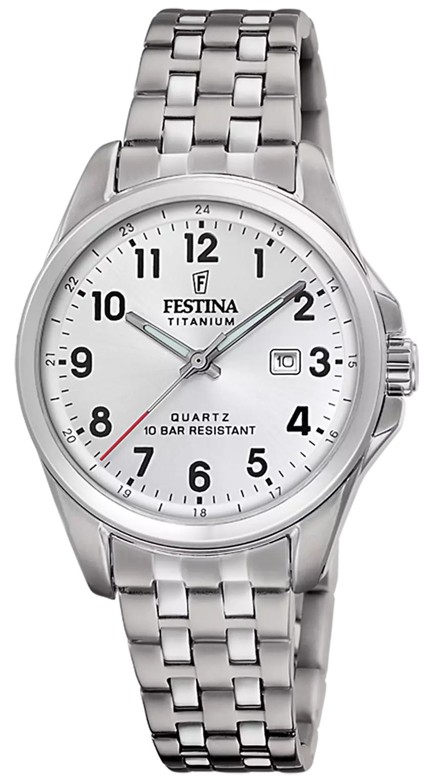 Festina F20697/1 Calendario Titanium (31mm) Silver Dial / Watch