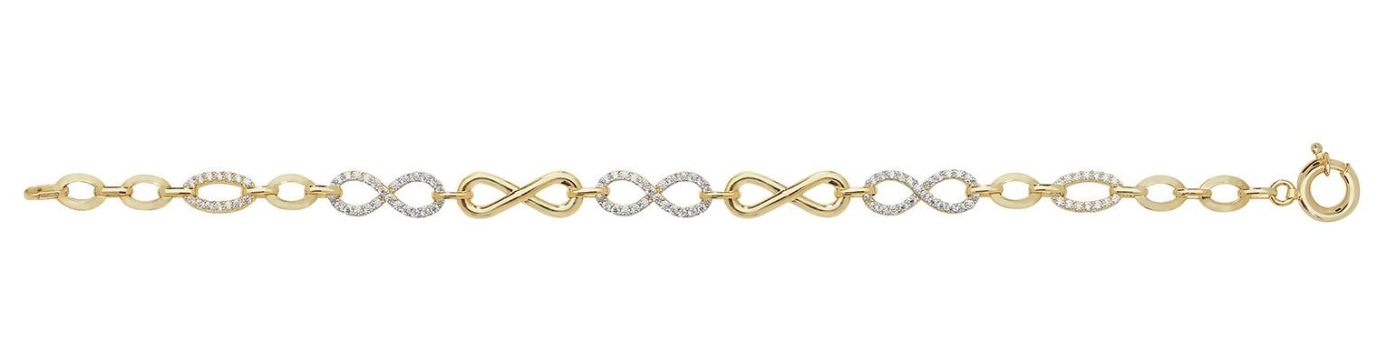 Treasure House BR597 Women's 9ct Yellow Gold 7.5 Inches Jewellery