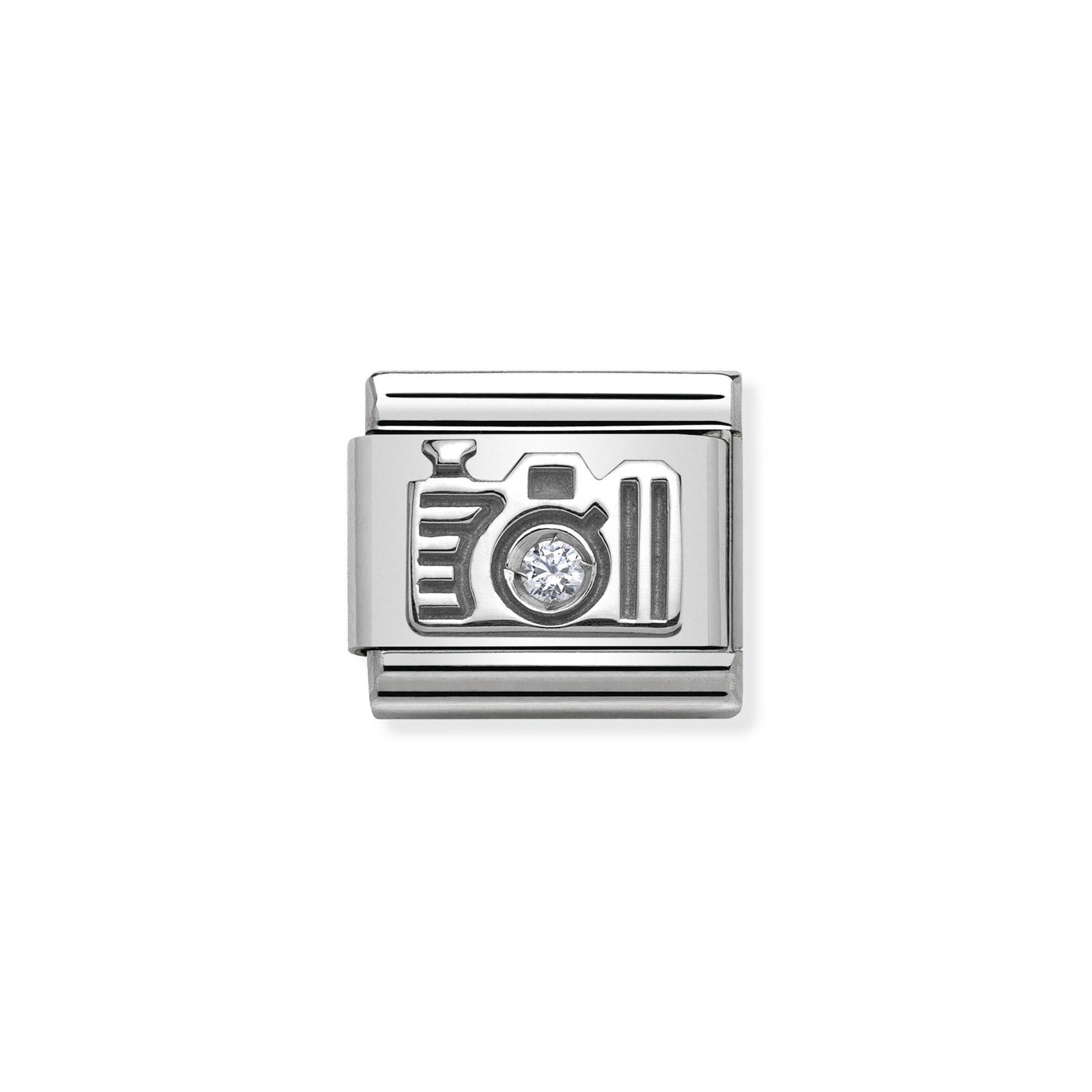 Nomination 330311/06 Classic Camera Sterling Silver & Steel Jewellery