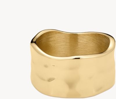 D.LOUISE Chunky Textured Band Ring