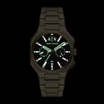 Armani Exchange Dual-Time Quartz (40mm) Black Dial / Gold PVD Stainless Steel Bracelet AX1476 - alternate view 5