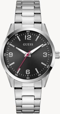 Guess EASTON (40mm) Black Sunray Dial / Stainless Steel Bracelet GW0965G1
