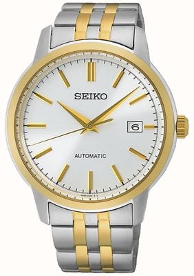 Seiko Mens Automatic Two Tone Bracelet Dress Watch SRPH92K1