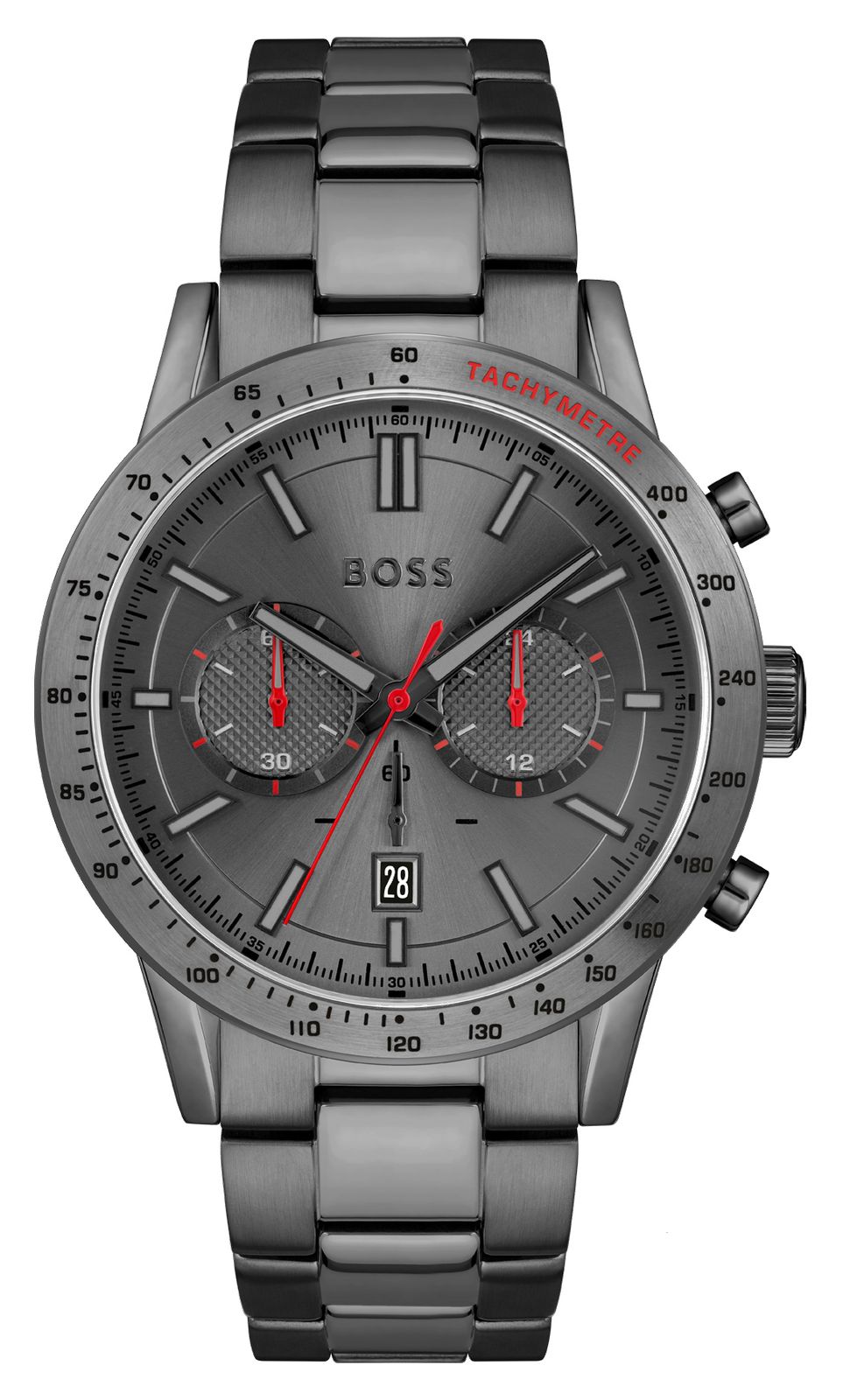 BOSS 1513924 Men's Allure | Grey Dial | Grey Stainless Steel Watch