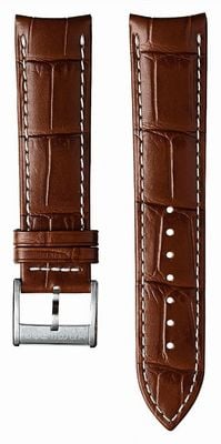 Hamilton Straps Jazzmaster Brown Calf Leather Strap - 22mm (STRAP ONLY) H690326101