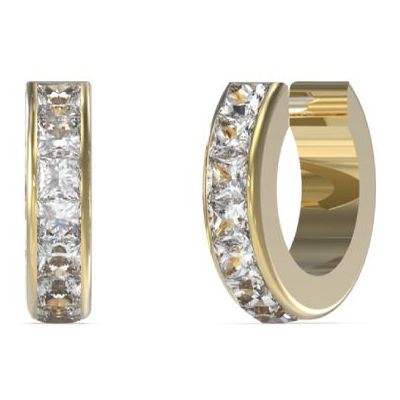 Guess JUBE03134JWYGT/U Ladies Gold plated Cuff Huggie Jewellery
