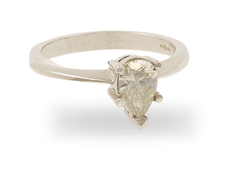 James Moore FCD00402 18k White Gold 0.49 ct Diamond Ring Jewellery