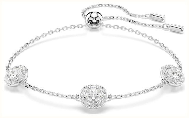 Swarovski Una Angelic Bracelet, Round Cut, Double Sided Motifs, White, 5732272