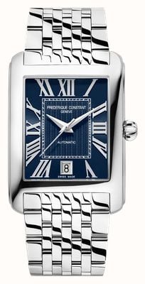 Frederique Constant Classics Carrée Automatic (30mm) Blue Dial / Stainless Steel Bracelet FC-303RN4C6B