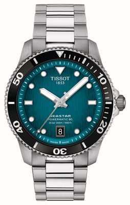Tissot Men's Seastar 1000 Powermatic 80 (40mm) Blue Dial / Stainless Steel Bracelet T1208071109100