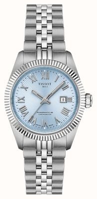 Tissot Ballade Automatic Chronometer (30mm) Ice Blue Dial / Stainless Steel Bracelet T1562081135300