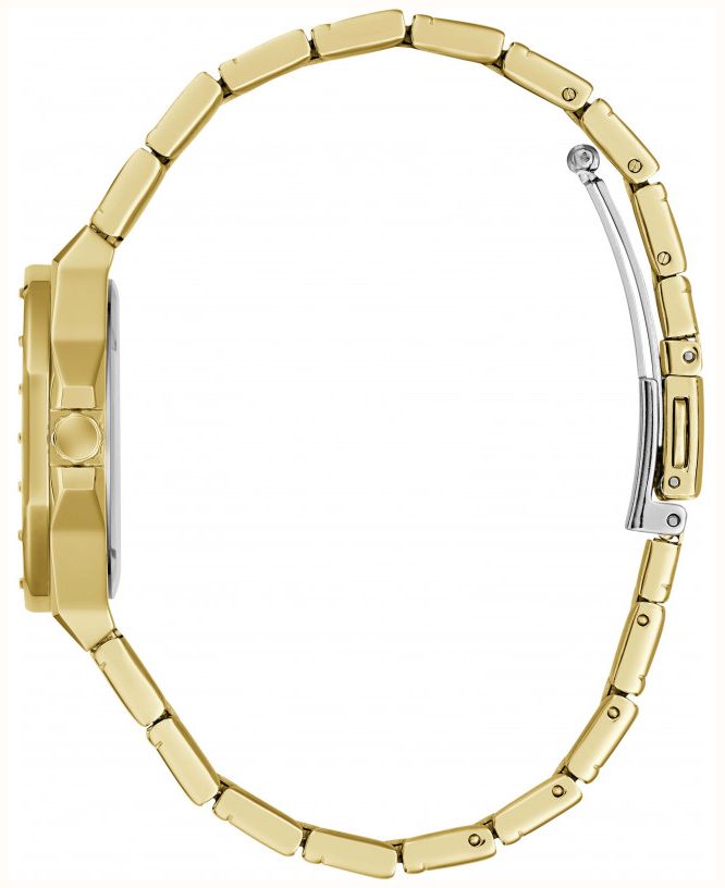 Guess Womens Jaqueline Champagne Sunray Dial Gold-Tone Stainless Steel Bracelet GW1110L2 - alternate view 4