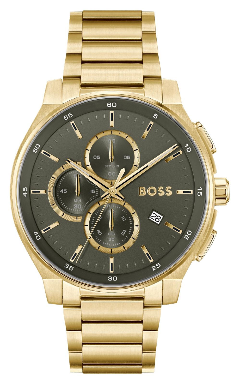 BOSS 1514190 Men's Peak 2.0 (44mm) Grey Chronograph Dial / Watch