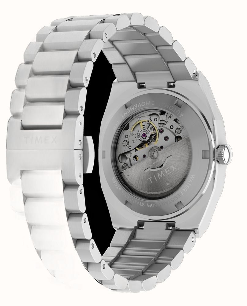Timex Time Automatic E Line 38mm Stainless Steel Bracelet TW6A00500 - alternate view 5