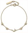 Olivia Burton Celestial Mini North Star And Moon Gold Plated Bracelet 24100624