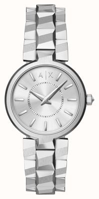 Armani Exchange Two-Hand Quartz (34mm) Silver Sunray Dial / Stainless Steel Bracelet AX4405