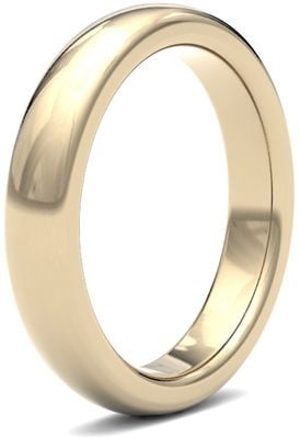 James Moore Wedding Rings | 9ct Yellow Gold | 4mm | ExtraHeavy | Premium Court | AG_4GZP-9Y