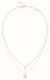 Guess Guess Jewellery Womens Double Bloom Necklace UBN06468RH