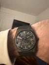 Customer picture of Tissot PRX Forged Carbon Powermatic 80 (40.5mm) Black Carbon Dial / Black Rubber Strap T1379079720100