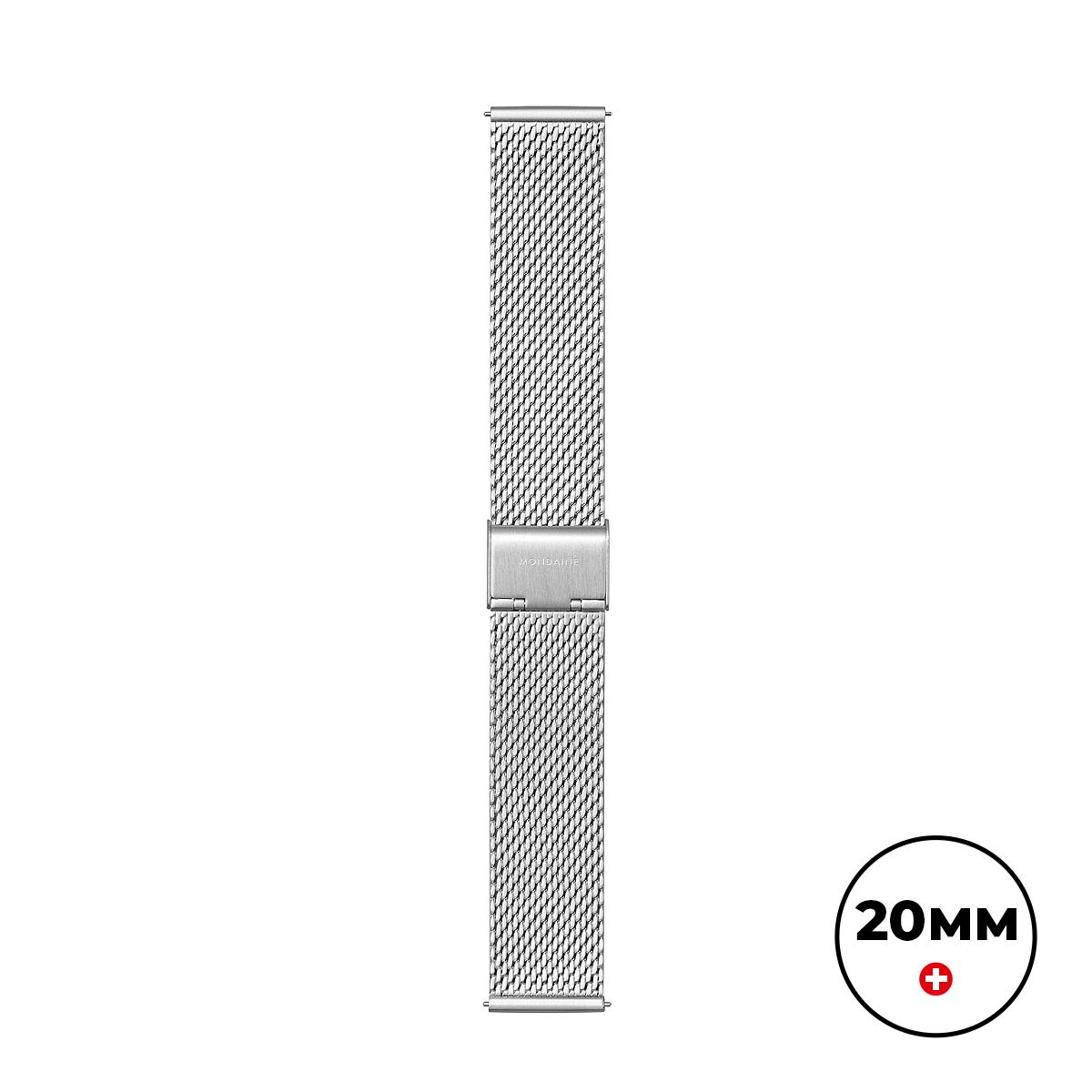 Mondaine FM8920STEM4 Stainless Steel Mesh Bracelet - Silver Watch