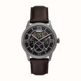 Fossil Townsman Big Tic 42 mm Gunmetal Brown Leather FS6191 - alternate view 2