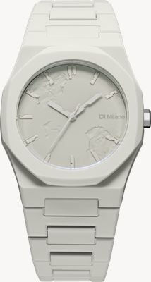 D1 Milano Polycarbon Fragment (40.5mm) Broken Grey Dial / Grey Polycarbonate Strap PCBJ40