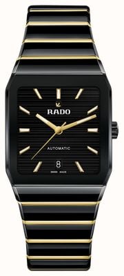 RADO Anatom Automatic (32.5mm) Black Dial / Black High-Tech Ceramic & Gold PVD Stainless Steel Bracelet R10200152