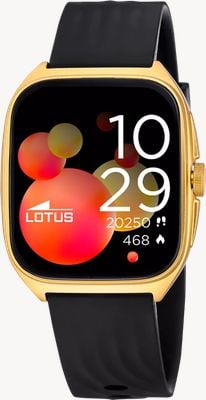 Lotus SmarTime Ondas 2 2nd Gen Smartwatch (41mm) Digital Display / Black Rubber Strap 50211/1