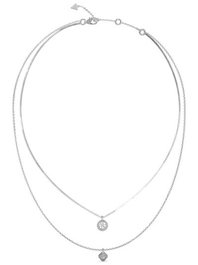 Guess UBN04159RH 4G CRUSH Double Chain 4G 16-18″ Stainless Jewellery