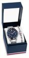 Tommy Hilfiger Mens Stainless Steel Blue Dial Watch And Bracelet Giftset 2770253