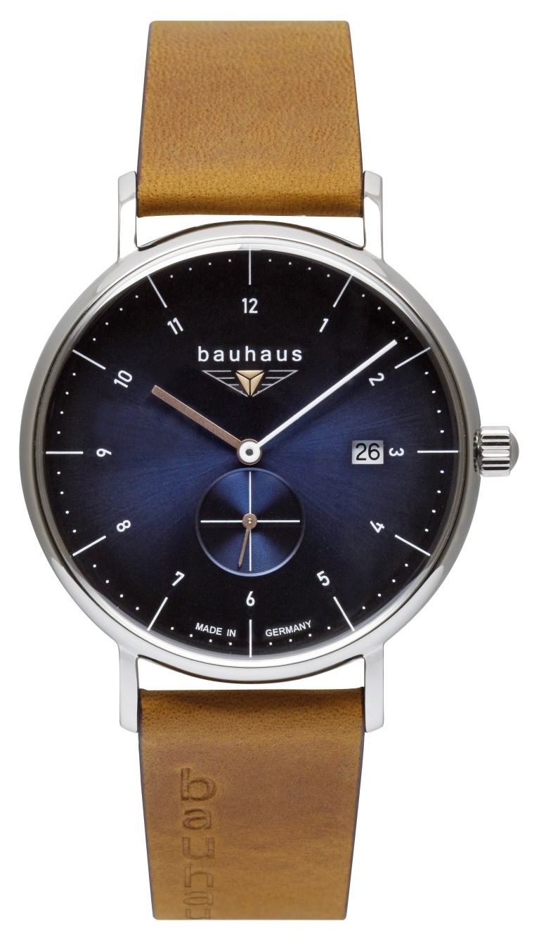Bauhaus 21303 Classic Small-Seconds Quartz (41mm) Blue Dial Watch