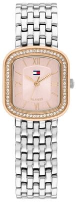 Tommy Hilfiger Abby Stainless Steel Bracelet Rose Gold Crystal bezel Watch 1782925