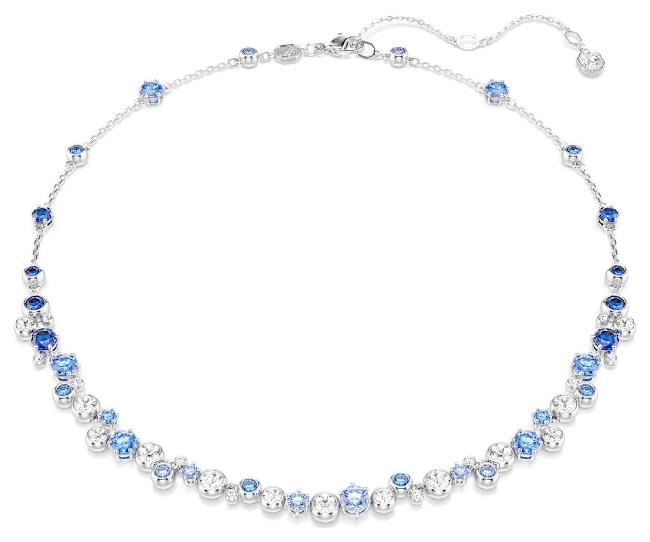 Swarovski 5732255 Constella Necklace, Mixed Cuts, Blue, Jewellery