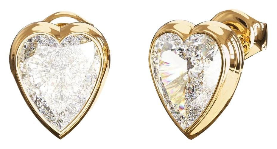 Guess UBE06361YG Guess Jewellery Womens Heart Charm Studs