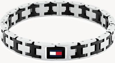 Tommy Hilfiger H-Link Two-Tone Flag Stainless Steel Bracelet 2790684