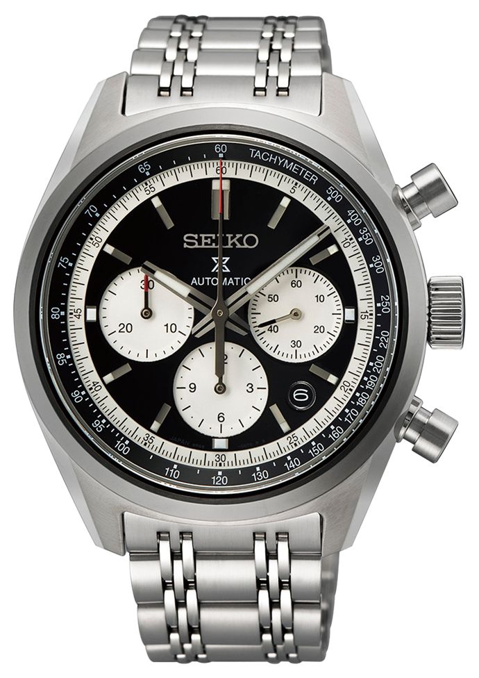 Seiko SRQ053J1 Prospex Speedtimer âGlossy Blackâ 1972 Watch