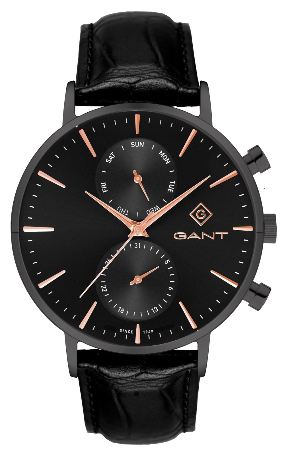 GANT G121016 PARK HILL Day-Date II (43.5mm) Black Dial / Watch