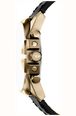 Diesel Mega Cheif Black Leather Blue Dial Watch DZ4732 - alternate view 3