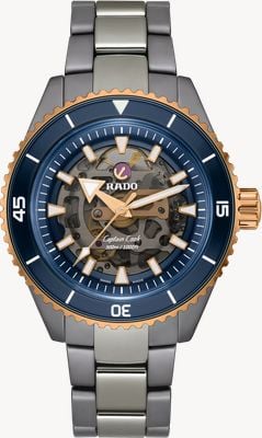 RADO Captain Cook High-Tech Ceramic Skeleton (43mm) Black Dial / High-Tech Ceramic Bracelet Watch R32148172