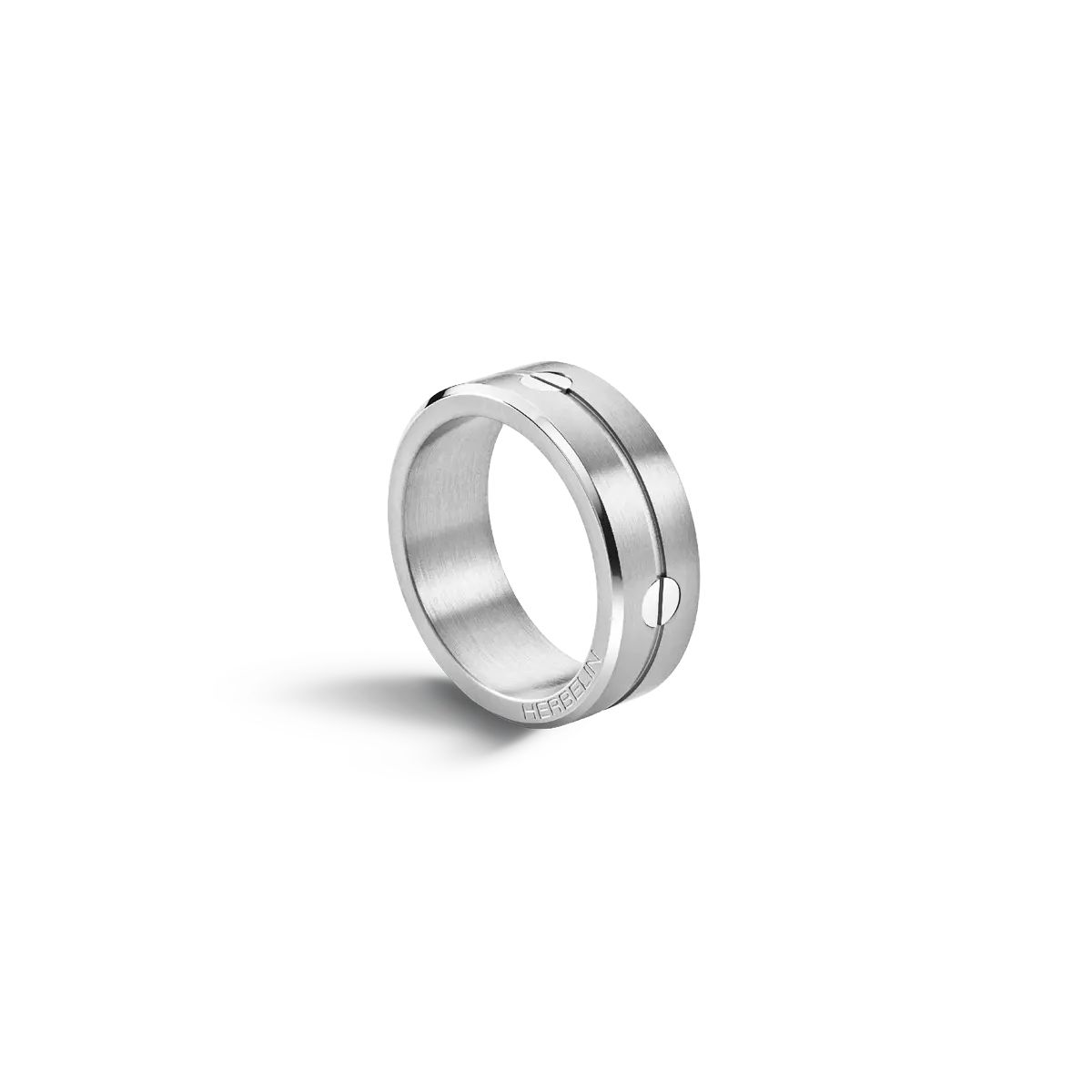 Herbelin RN8AB 64 Newport Ring - Brushed And Polished Jewellery