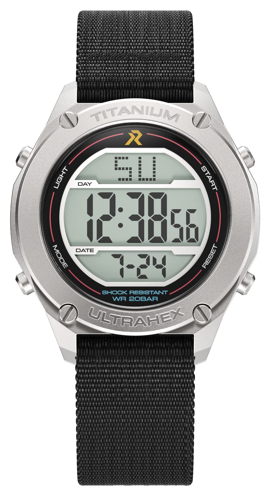 RZE UTD-8000-BKP UTD-8000 Multi-Function (42mm) Positive Watch