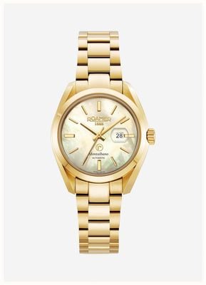 Roamer Women's Montalbano Automatic (31mm) Mother-of-Pearl Dial / Gold-Tone Stainless Steel Bracelet 996990 48 30 20