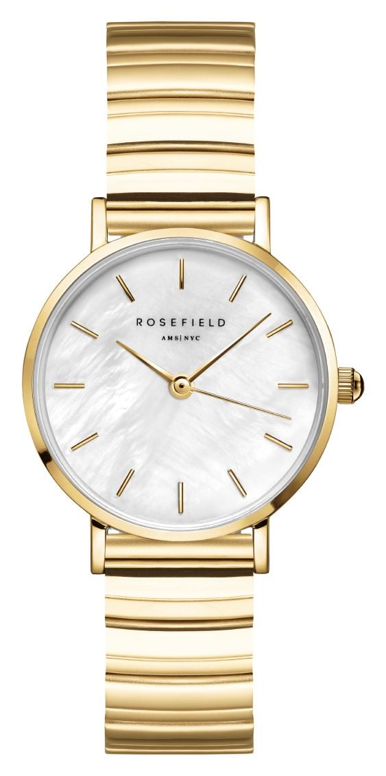 Rosefield SEWGSG-SE02 Small Edit (26mm) White Mother-of- Watch