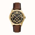 Fossil Townsman Big Tic 42 mm Brown Leather FS6190 - alternate view 2