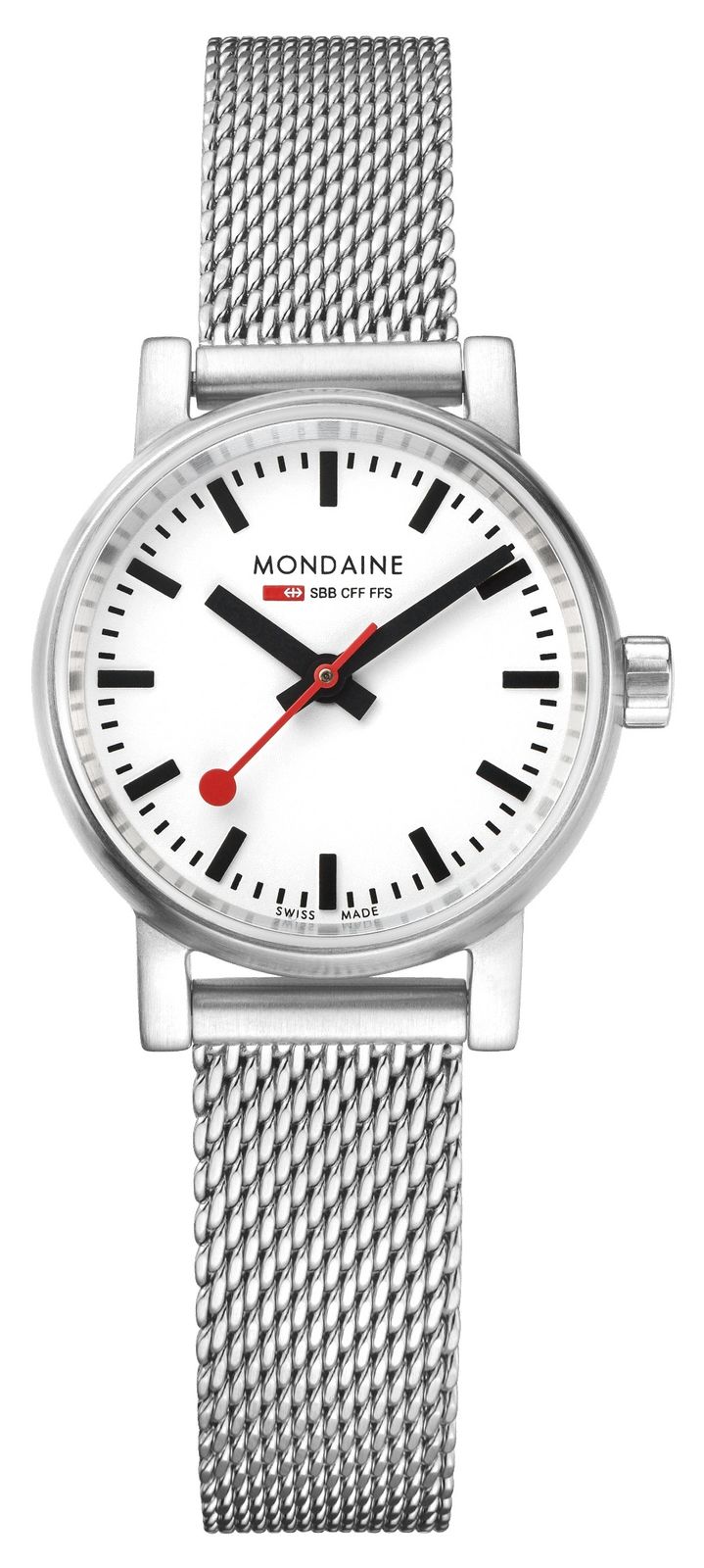 Mondaine MSE.26110.SM Women's Evo2 Petite 26mm Stainless Watch