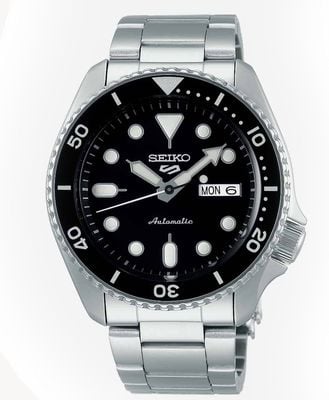 Seiko 5 Sport | Sports | Automatic | Black Dial | Stainless Steel EX-DISPLAY SRPD55K1 EX-DISPLAY