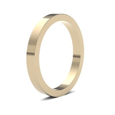 James Moore Wedding Ring  | 2.5mm | Heavy | Size Flat | AG_2.5LHF-9Y AG_2.5LHF-9Y